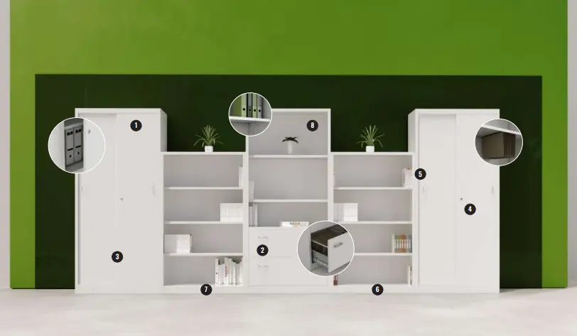 Armarios Metálicos y Metálicos Combinados - Características Armarios Metálicos 01