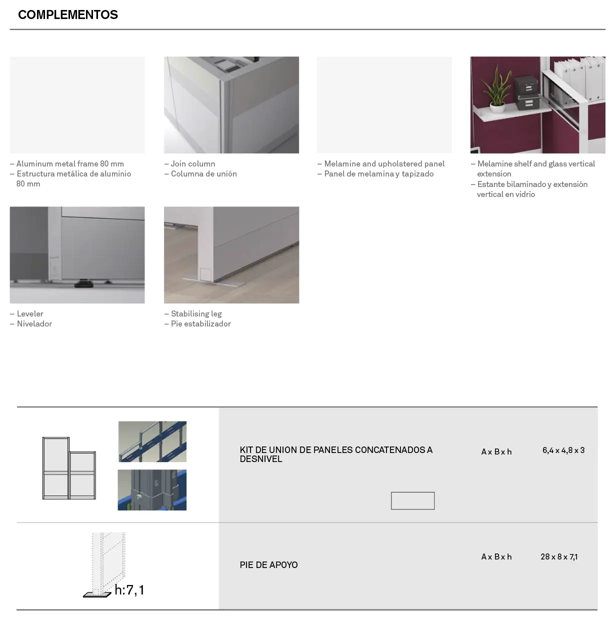 Bimobo Panel System - Accesorios 01