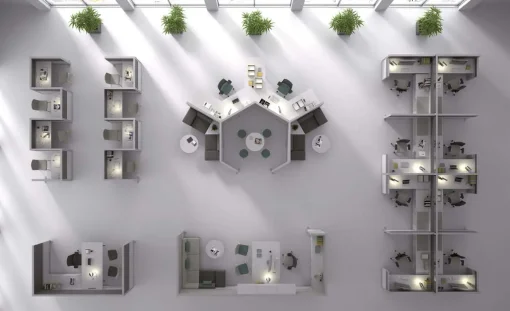 Biombo Panel System 08