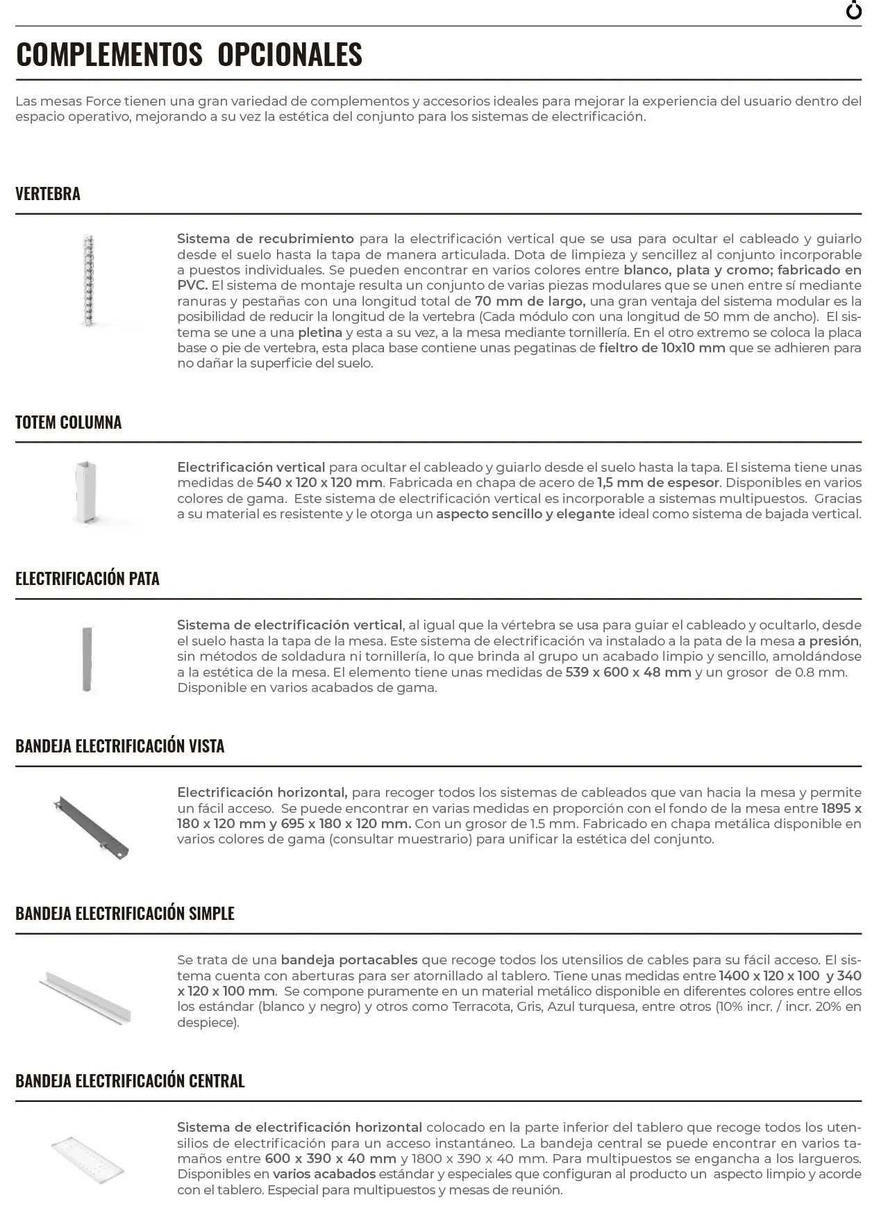 Mesa Force - Accesorios 01