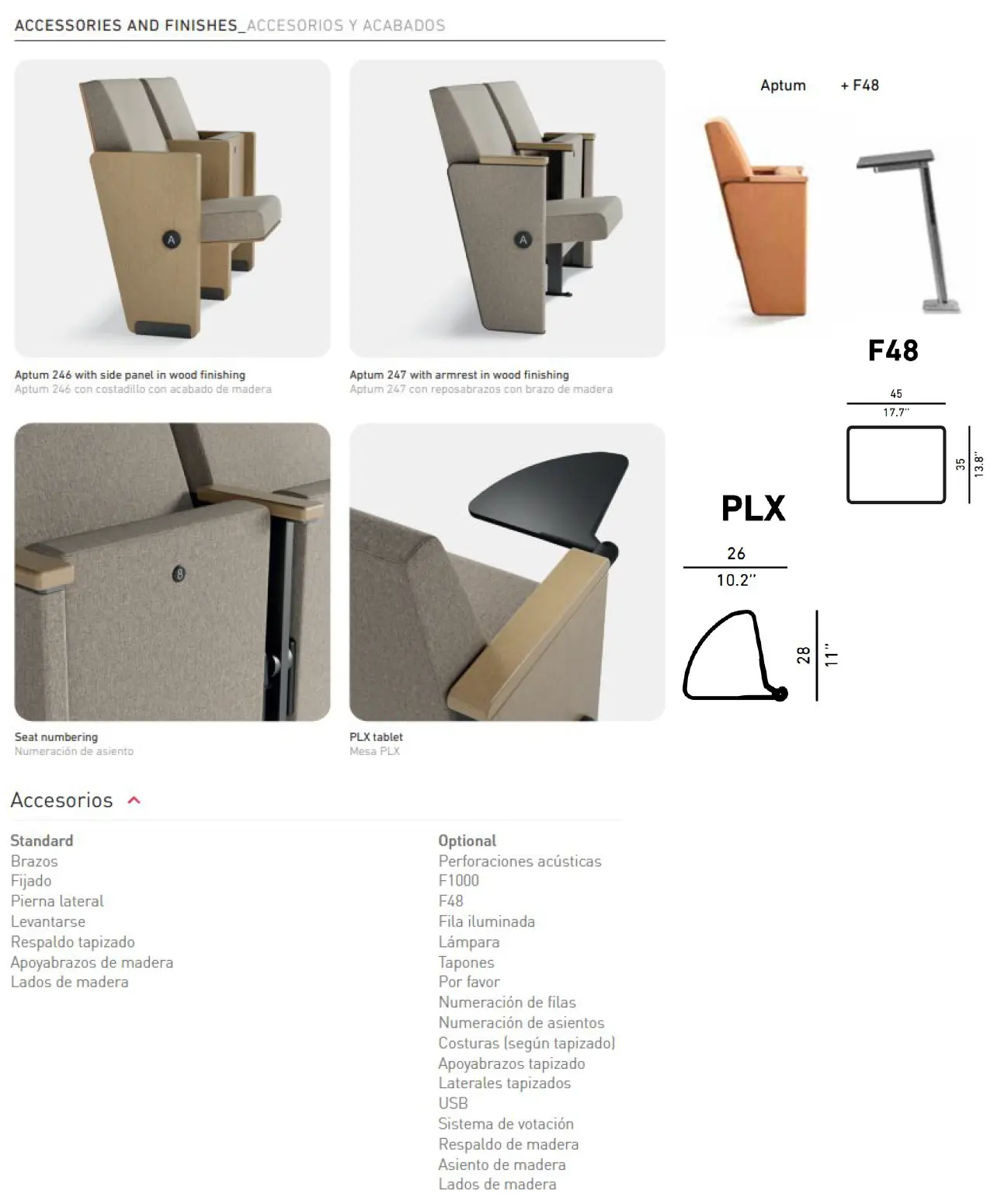 Silla Aptum - Accesorios 01