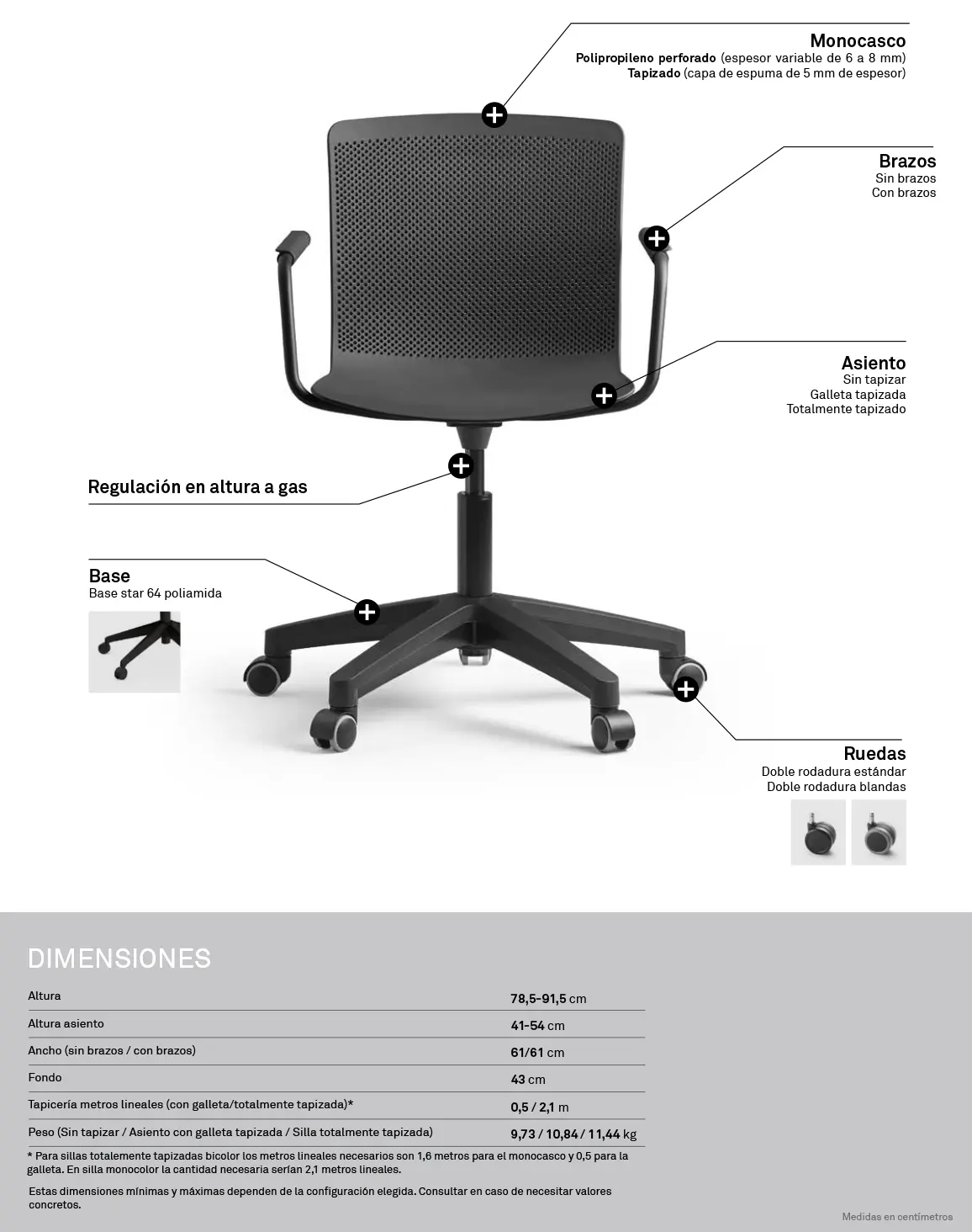 Silla GLOVE - Características 05