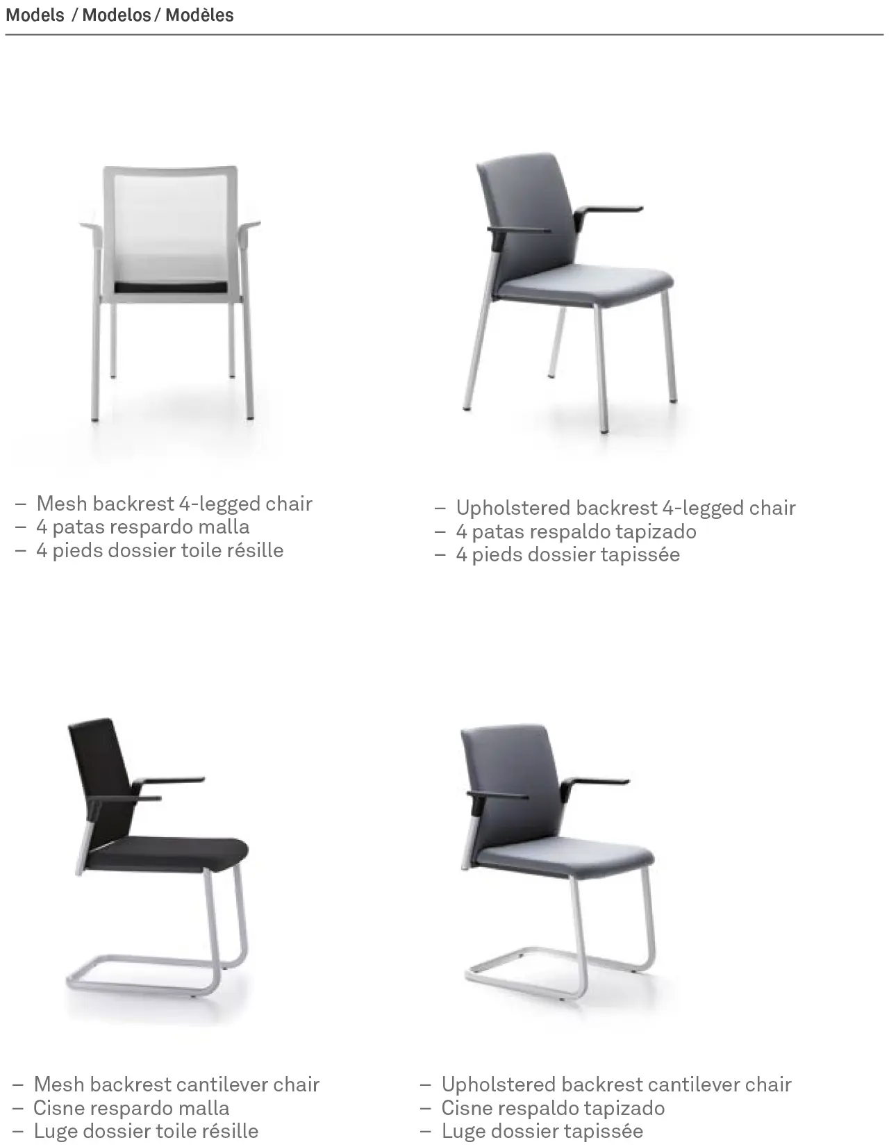 Silla Plural - Modelos 01